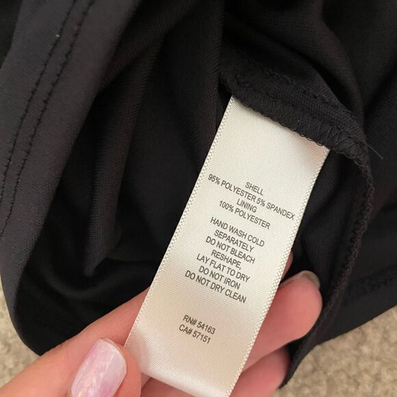 Eliza J Bead Detail Long Sleeve Sheath Dress In Black size 10 NWOT - Picture 5 of 13